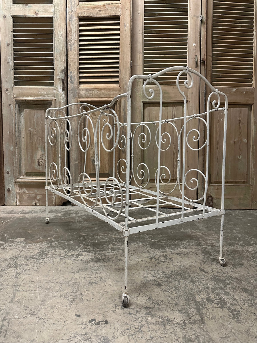 Antique Wrought Iron Crib The Door Store