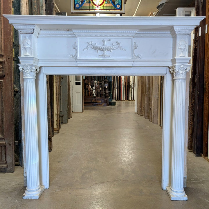 Antique Fireplace Mantel (60½