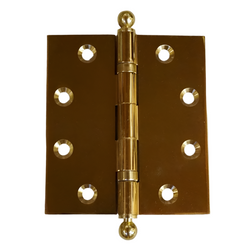 Brass Hinge: 4" x 4-½"