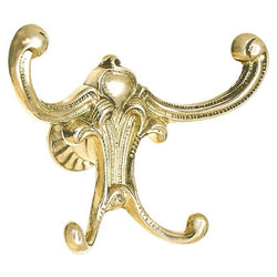 Brass Hook - Victorian