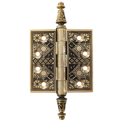 Brass Hinge - Ornate