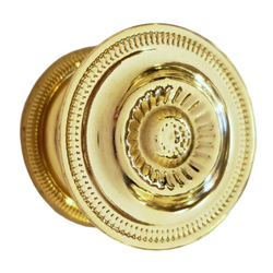 Cabinet Knob - Brass Sheraton (4 sizes)