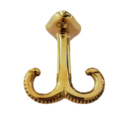 Brass Counter Hook - Ornate