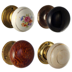 Antique Porcelain & Wood Doorknobs (Reference Library)