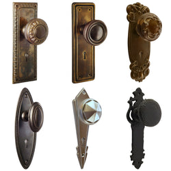 Antique Steel, Hammered, & Nickel Doorknobs (REFERENCE LIBRARY)