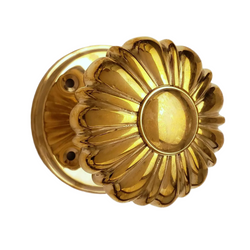 Brass Center Doorknob - Small